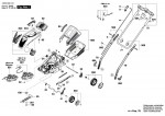 Bosch 3 600 HA6 102 Arm 34 R Lawnmower 230 V / Eu Spare Parts